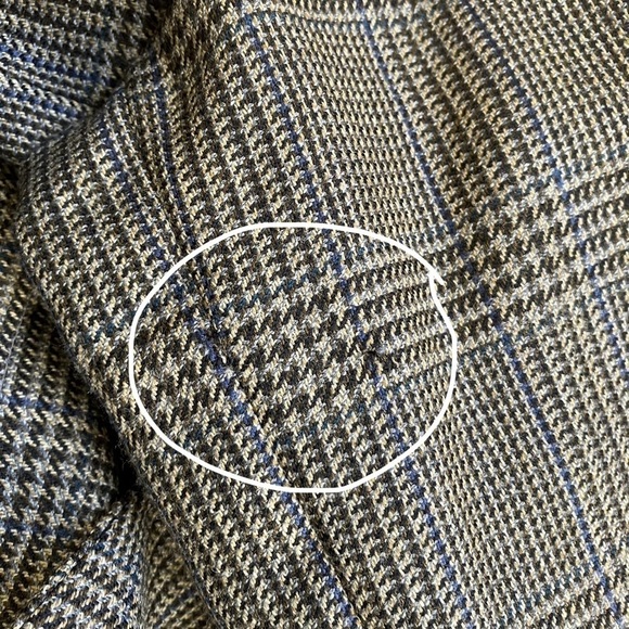 Lauren Ralph Lauren Vintage 90s Houndstooth Blazer Wool Academia Preppy Sz 43R - Picture 11 of 16